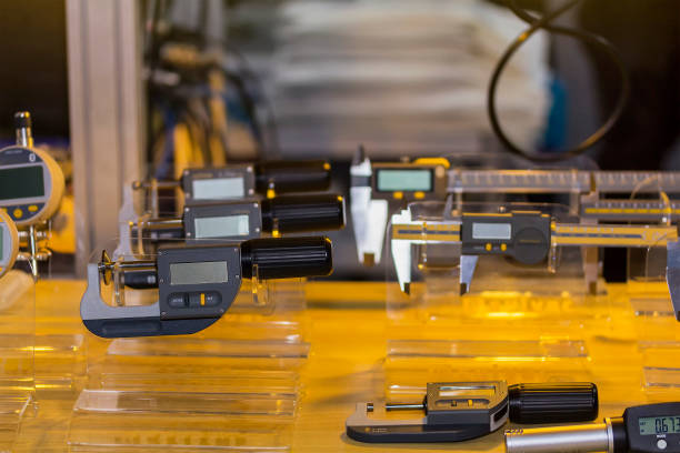 istock High accuracy and precision digital micrometer and various type of dimension measuring equipment for industrial 1376521835