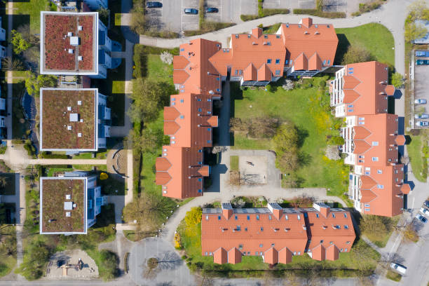 istock Apartment Buildings, Aerial View 1376532054