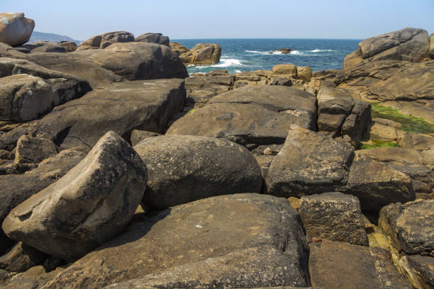 istock Stones and waves on the Costa da Morte 1376543236