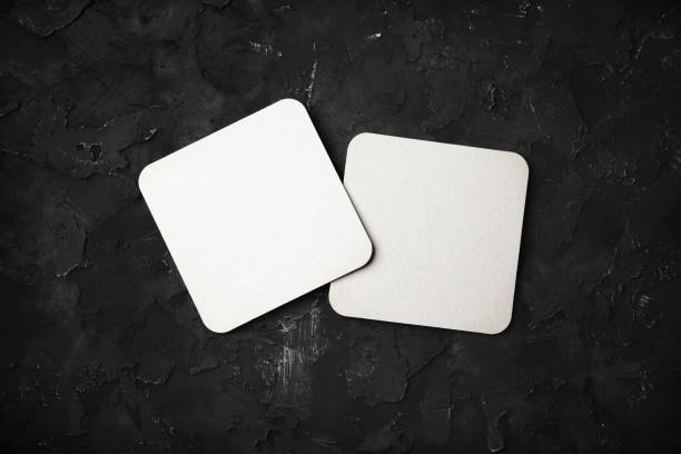 Blank Beer Coasters Stock Photo - Download Image Now - Coaster, Template,  Square Shape - iStock