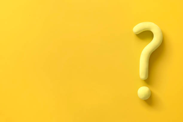 istock Yellow question mark on orange background. 3d model, mock-up of interrogation point with copy space. Important  information, dispute, hesitation concept. 1376589913