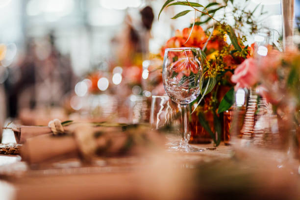 istock Luxury table settings for prestige events with modern and hi end style. 1376606380