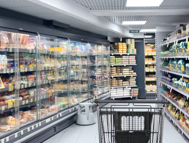 istock empty grocery cart in an empty supermarket 1376700250