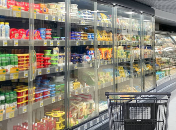 istock empty grocery cart in an empty supermarket 1376700256