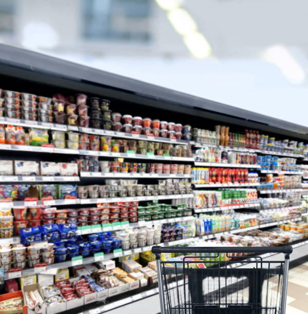 istock empty grocery cart in an empty supermarket 1376700277