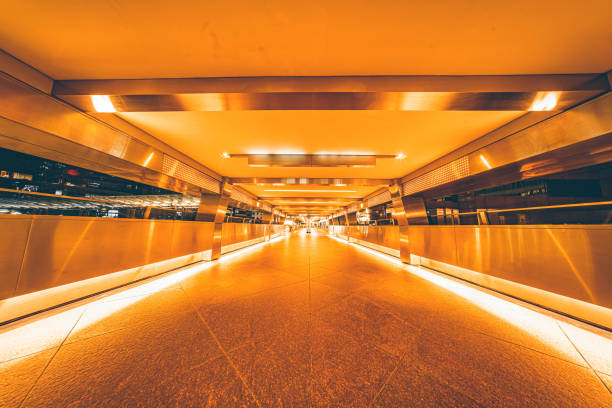 istock Town square in central Hong Kong at night 1376706685