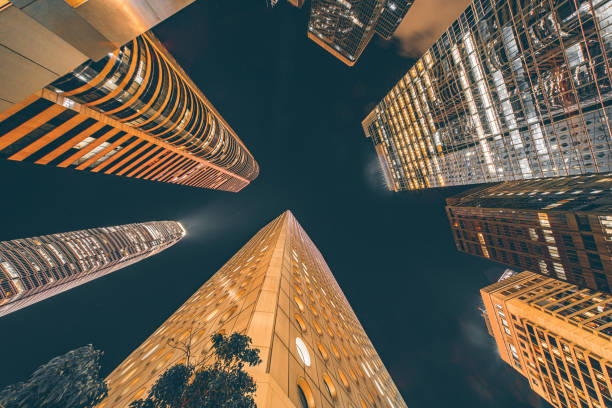 Modern office buildings in Central Hong Kong