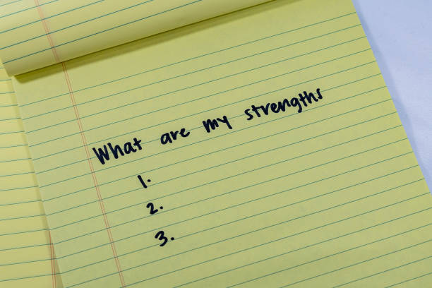 istock A template for a written list stating what are my strengths 1376894509