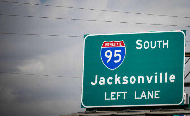 istock Jacksonville, Florida, Highway Sign 1376966573