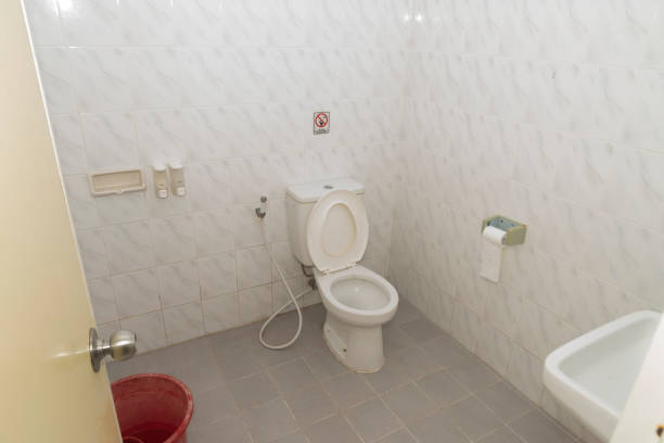 istock Clean Indonesian toilet bathroom space 1377018951