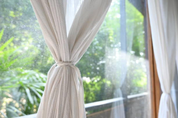 istock curtain in the room with natural background 1377020573
