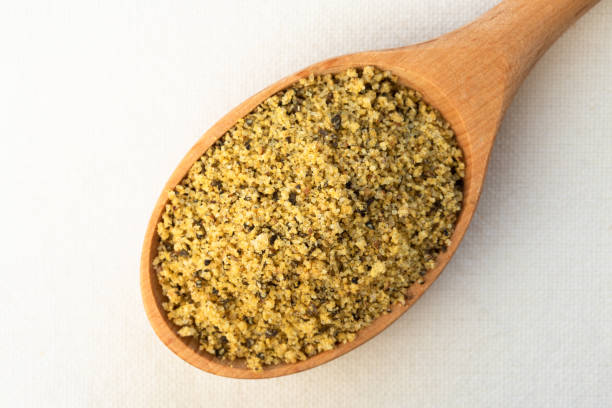 Lemon Pepper on a Heart Shaped Spoon