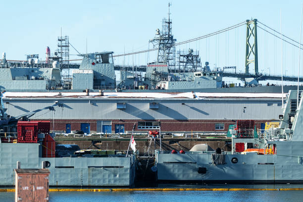 istock Canadian Navy Vessel Repairs 1377129543