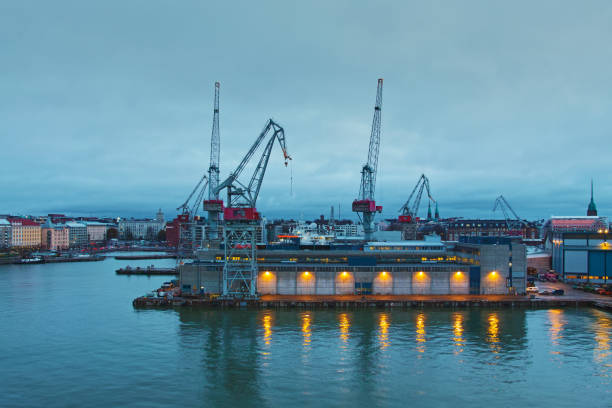 istock Hietalahti shipyard in Lansisatama in Helsinki. 1377136343