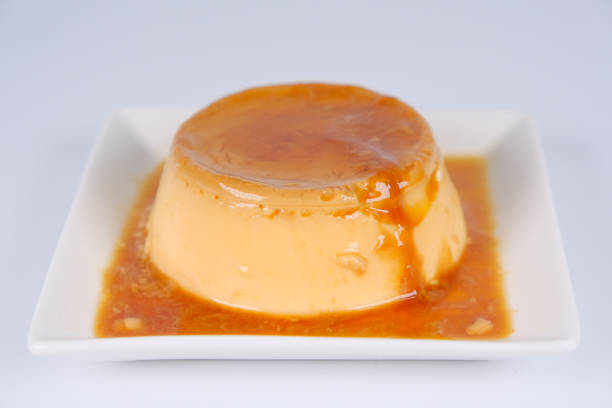istock Pudding, close up photo food 1377255554