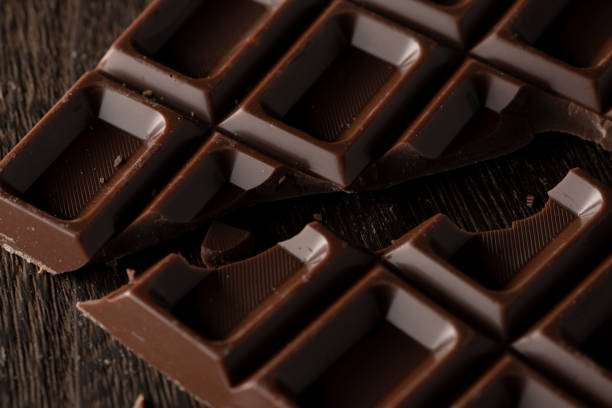 istock Close-up shot of chocolate bar 1377261480