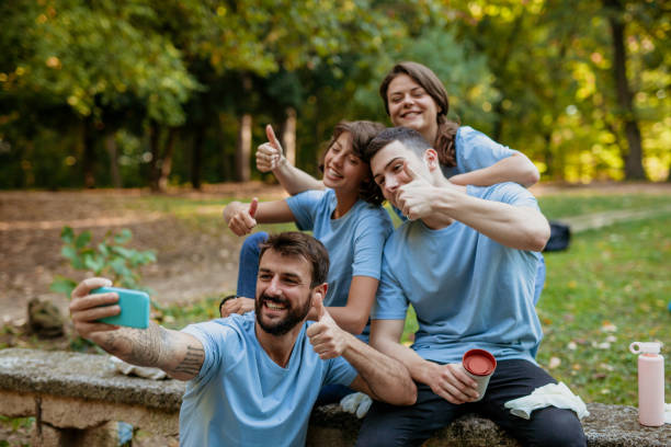 istock Thumbs up for what we did today 1377296641