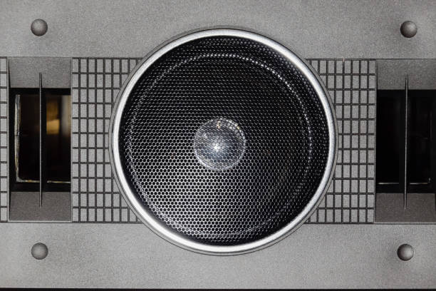 Hifi speakers system close-up