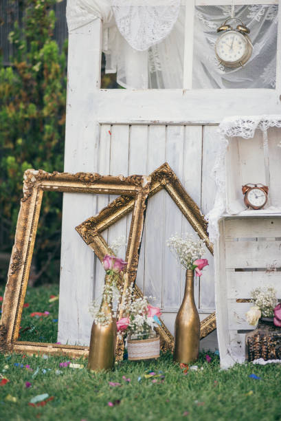istock Vintage wedding decoration 1377339489