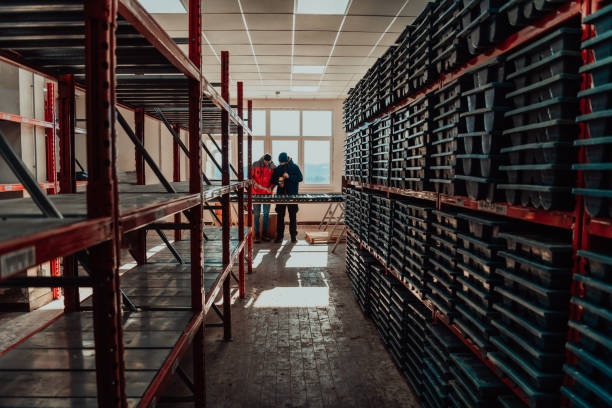 istock A special team of geologists who study rocks in industry using modern machines.Selective focus 1377355019