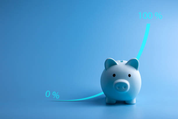 istock concept of increasing savings for investment. 1377359237