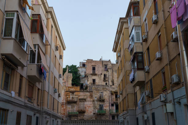 Taranto, Apulia, Italy: exterior of historic buildings