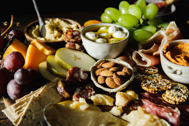 istock Close-up of appetizers served on table 1377409093