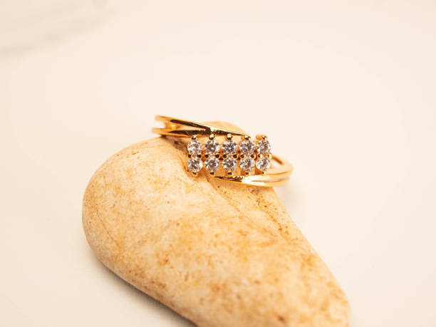 istock Close up shoot of gold wedding ring 1377421858