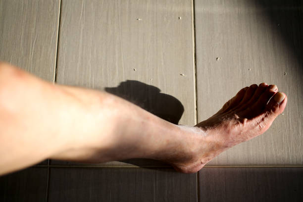 Foot of little thai girl