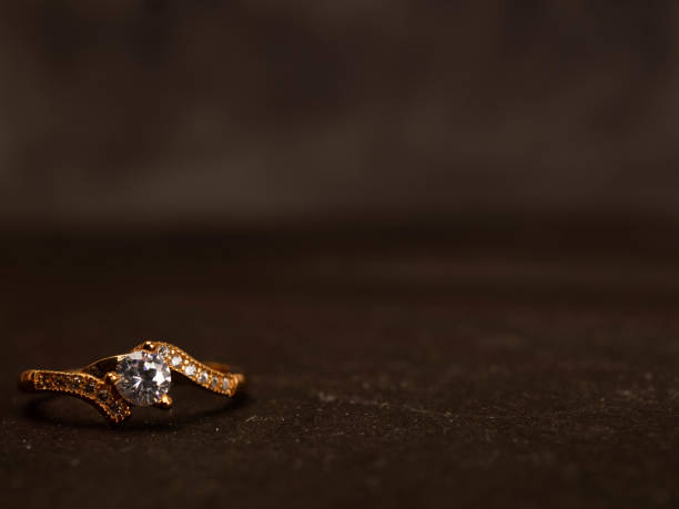 istock Close up shoot of gold wedding ring 1377434001