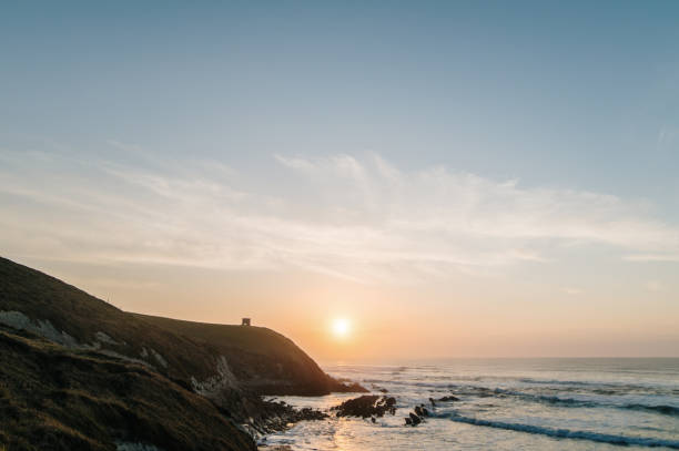 Sunset sky by the sea