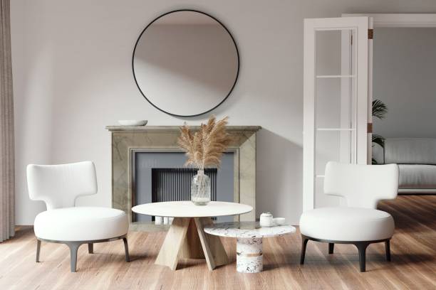 istock 3d rendered image of contemporary living room 1377444543