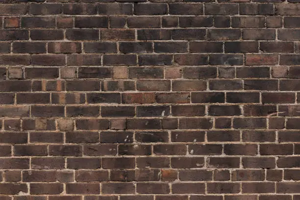 Photo of Part of an old brick wall
