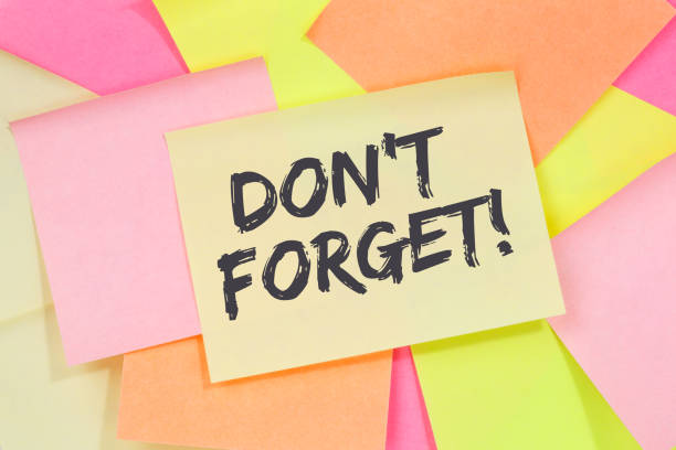 istock Don't forget date meeting remind reminder business concept note paper 1377515480