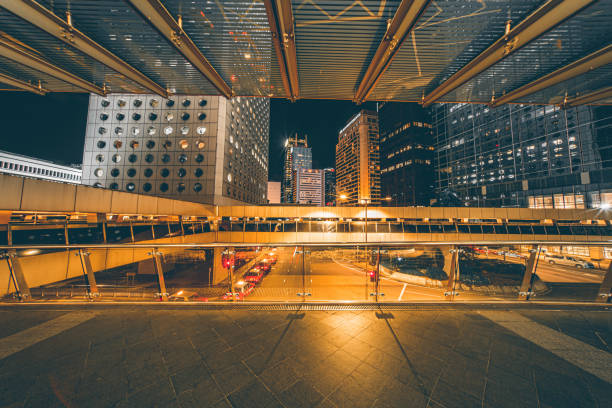 istock Town square in central Hong Kong at night 1377516005