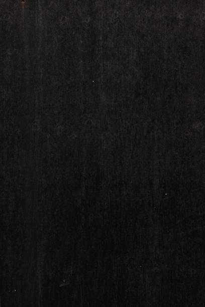 Close up on a temporary wooden black wall.