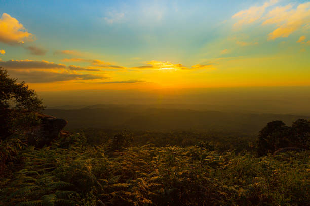 istock beautiful mountain and sky scenery,Mountain landscape 1377621554