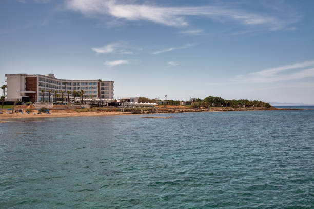 istock Protaras resort seascape, Cyprus island. 1377632505