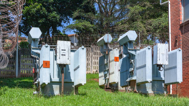 istock Electricity Power Transformers Outdoors 1377634801