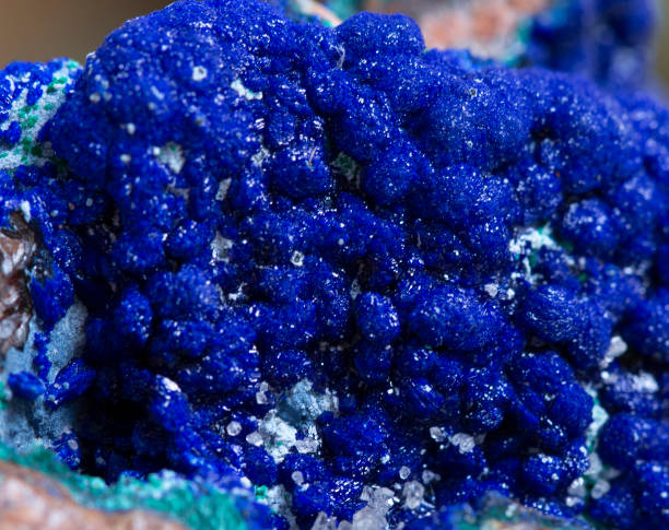 istock azurite mineral specimen stone rock geology gem crystal 1377637241
