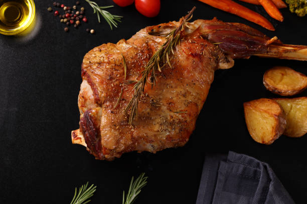 istock Roast Leg of Lamb 1377638934