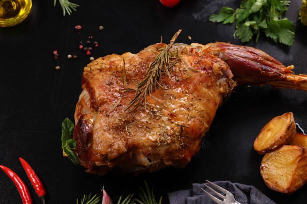 istock Roast Leg of Lamb 1377639462