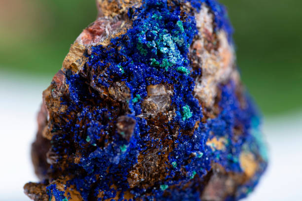istock azurite mineral specimen stone rock geology gem crystal 1377646477