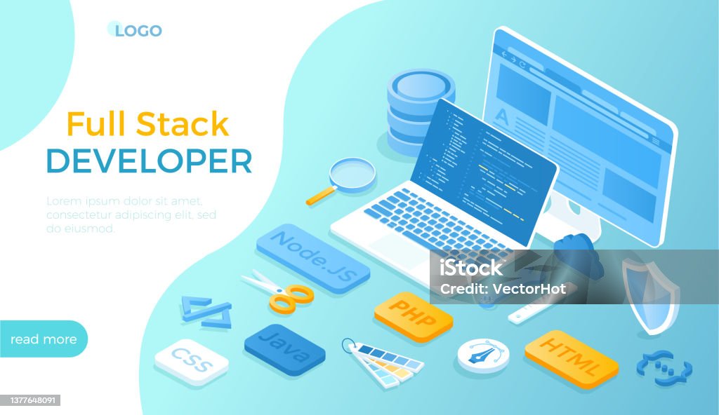 Full Stack Developer Programmer Who Can Work With Software And Hardware ...