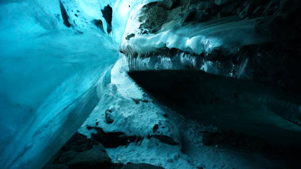 istock An ice cave of incredible beauty. Blue gradient 1377675428