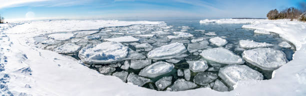 istock Georgian bay in winter,Tiny, Canada 1377693378