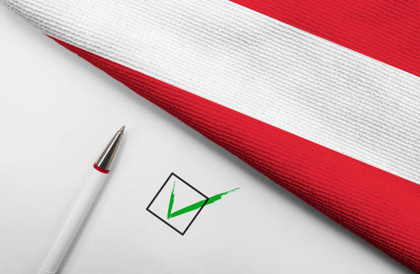 istock Pencil, Flag of Austria 1377700716