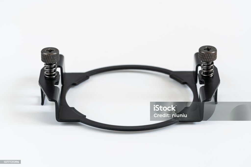 Framing Computer Cpu Mounting Frame For Computer Cpu Liquid Cooler Isolated On White ...