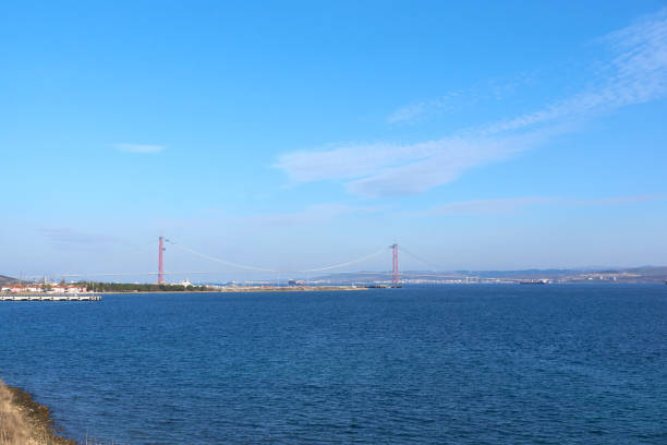 istock The construction of 1915 Canakkale Bridge 1377746405