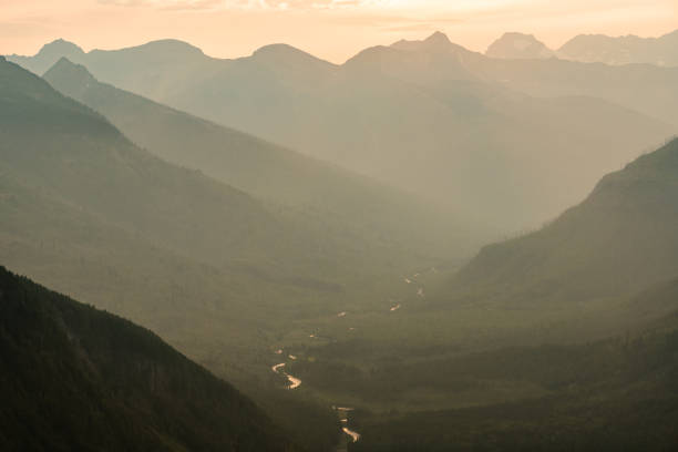 istock Hazy Skies Over the McDonald River 1377779151